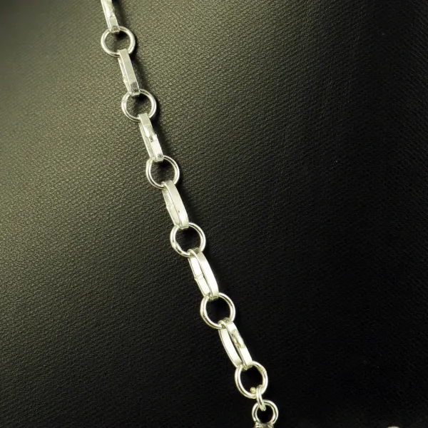 Natural Turquoise Sterling Silver Plated Handmade Necklace — photo 3