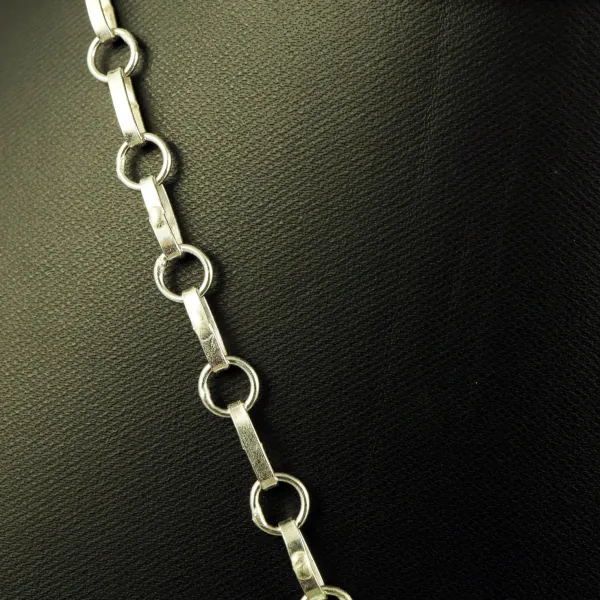 Natural Turquoise Sterling Silver Plated Handmade Necklace — photo 3
