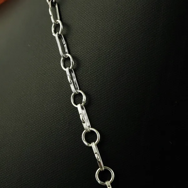 Natural Turquoise Sterling Silver Plated Handmade Necklace — photo 3