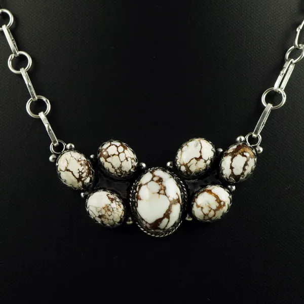 Natural Wild Horse Sterling Silver Plated Handmade Necklace — photo 2