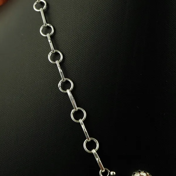 Natural Wild Horse Sterling Silver Plated Handmade Necklace — photo 3