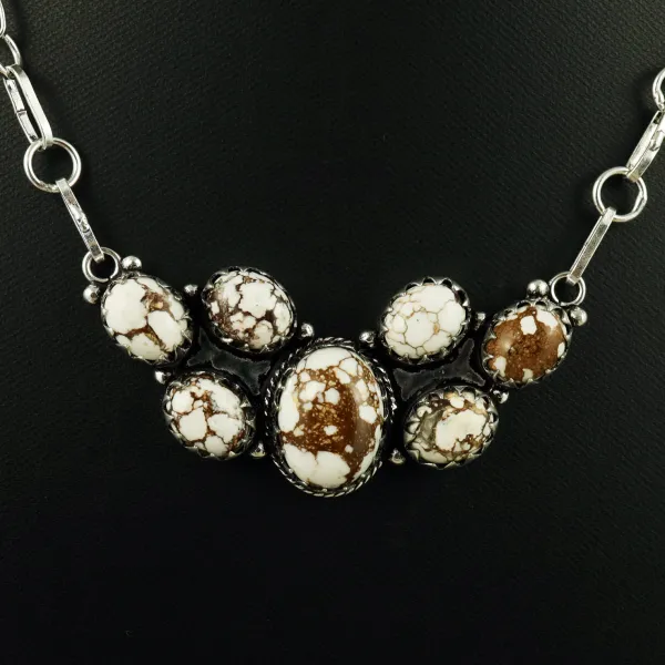 Natural Wild Horse Sterling Silver Plated Handmade Necklace — photo 2