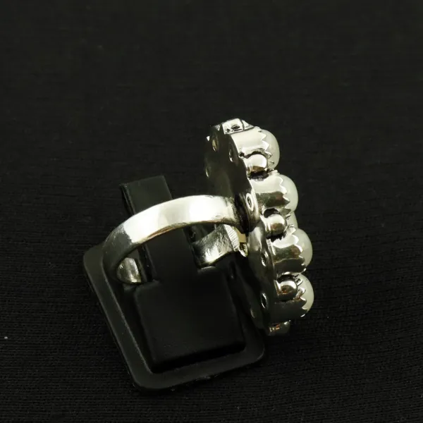Natural Rainbow Moonstone 2 Micron Sterling Silver Plated Handmade Ring - Size 6.5 — photo 3